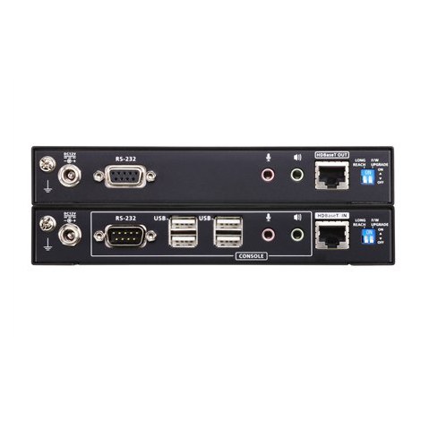 Aten CE924 USB DisplayPort Dual View HDBaseT 2.0 KVM Extender, 4K@100m for Single View Aten | USB DisplayPort Dual View HDBaseT - 3